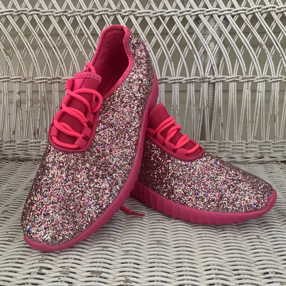 2/$20 Sparkle glitter tennis shoes sneakers